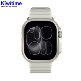 Reloj inteligente KIWITIME H16 Ultra Plus con pantalla AMOLED de 2.04", 1 GB de ROM y compatible con música local. Conexión TWS.